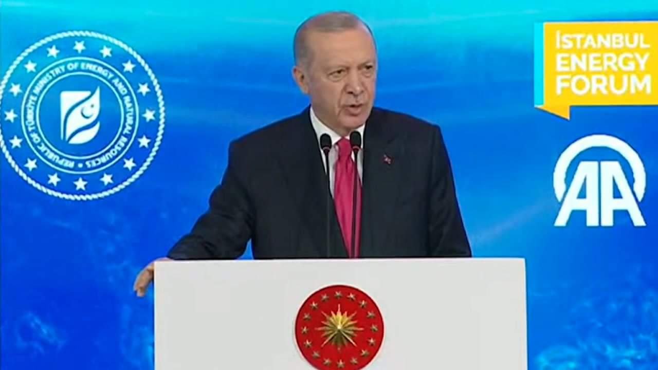 Cumhurbaşkanı Erdoğan, İstanbul Enerji Forumu'nda Konuştu