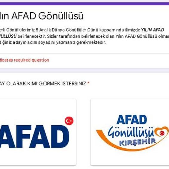 5 Aralık Dünya Gönüllüler Günü'nde Kırşehir AFAD Gönüllülerine Özel Etkinlik