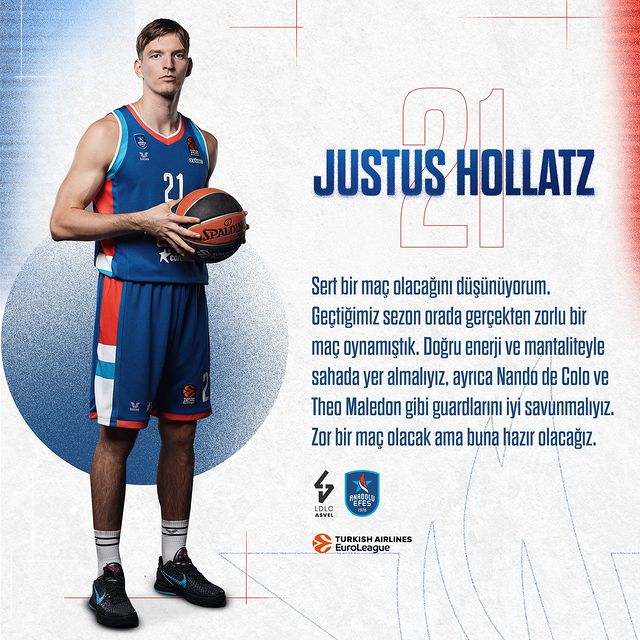 Justus Hollatz, LDLC Asvel Karşılaşması Öncesi Açıklamalarda Bulundu