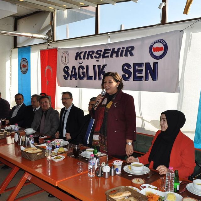 SağlıkSen Kırşehir Şube Başkanlığı, Sağlık Çalışanlarıyla Bir Araya Geldi