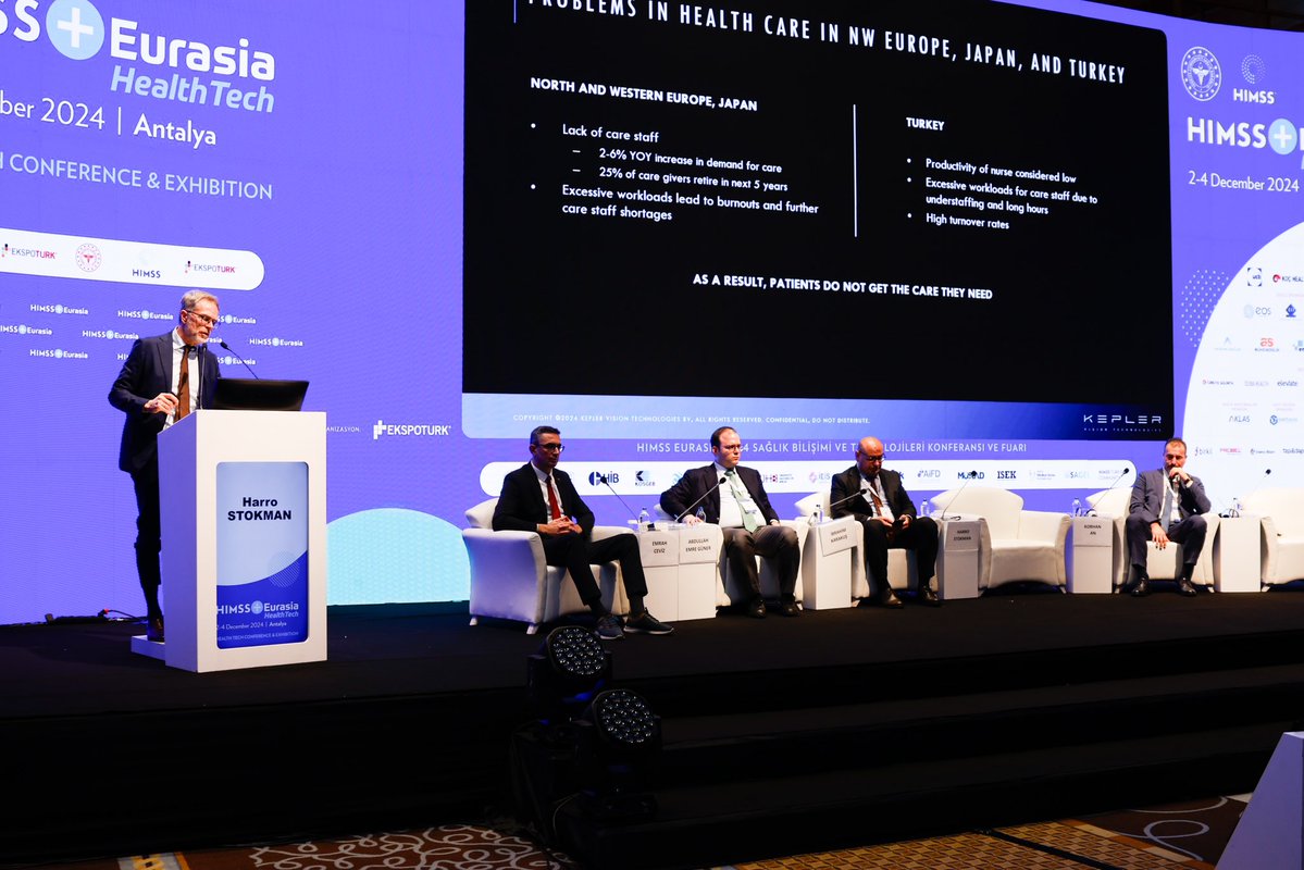 Kamu Hastaneleri Genel Müdürü, HIMSS Eurasia 2024 Sağlık Bilişimi ve Teknolojileri Eğitimi Konferansı ve Fuarı'nda Moderatörlük Yaptı