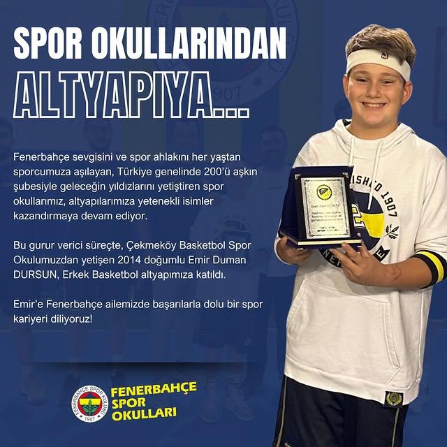 Fenerbahçe Spor Okulları'ndan Yeni Bir Başarı Hikayesi!