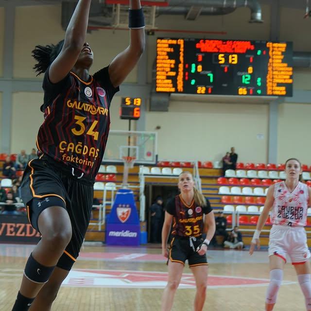 EuroCup Women'da Galatasaray Çağdaş Faktoring, KKZ Crvena Zvezda Meridianbet ile karşı karşıya geldi