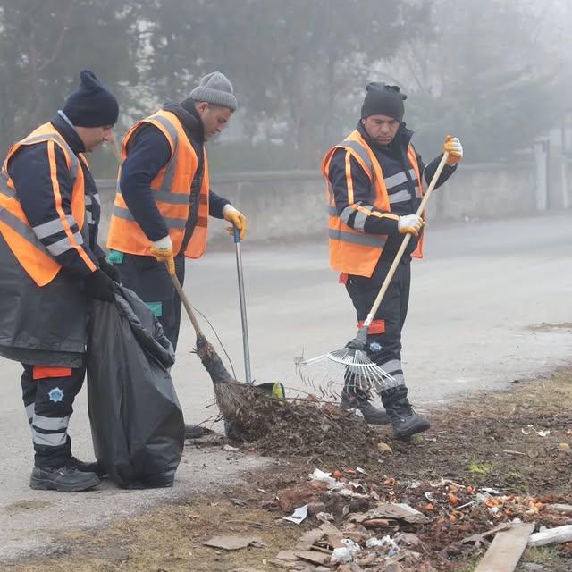 Çevre Düzenlemesi ve Estetik İçin Hacılar Harmanı'nda Temizlik ve Peyzaj Çalışmaları