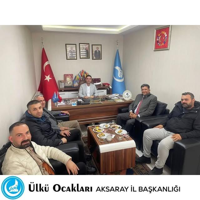 Ülkü Ocakları Aksaray İl Başkanı İhsan Serdar Kolbaşı'na Ziyaret Gerçekleşti