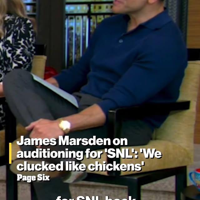 James Marsden, SNL Denemesinde Yanlış Karar Verdiğini Açıkladı