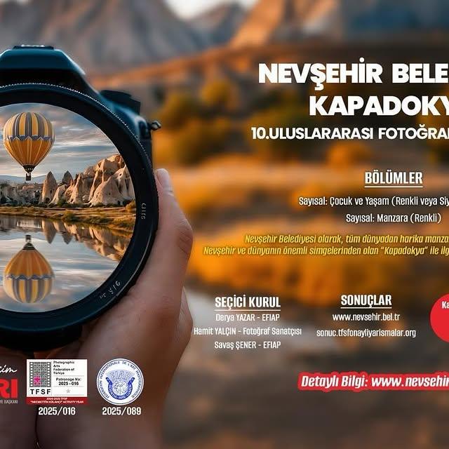 Nevşehir Belediyesi, 10. Uluslararası Kapadokya Fotoğraf Yarışması Başlıyor