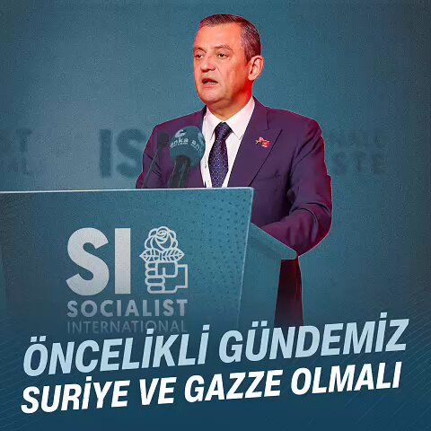 CHP Genel Başkanı Özgür Özel: 