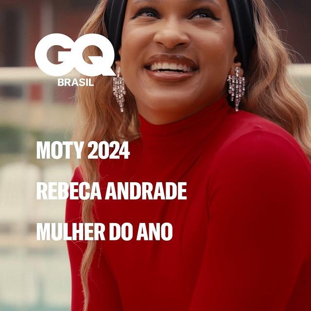 GQ Moda Dergisi'nin 2024 Yılı Kadın Onur Ödülü'nü Kazanan Rebeca Andrade'nın Özel Fotoğraf Çekimi