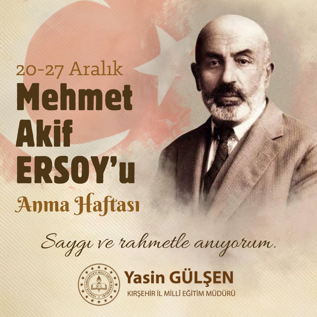 Mehmet Akif Ersoy Anma Haftası