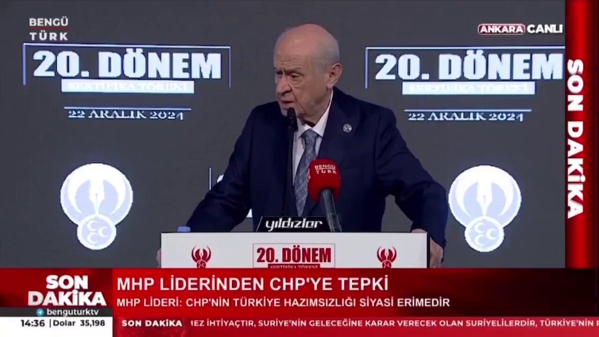 MHP Lideri Bahçeli: 