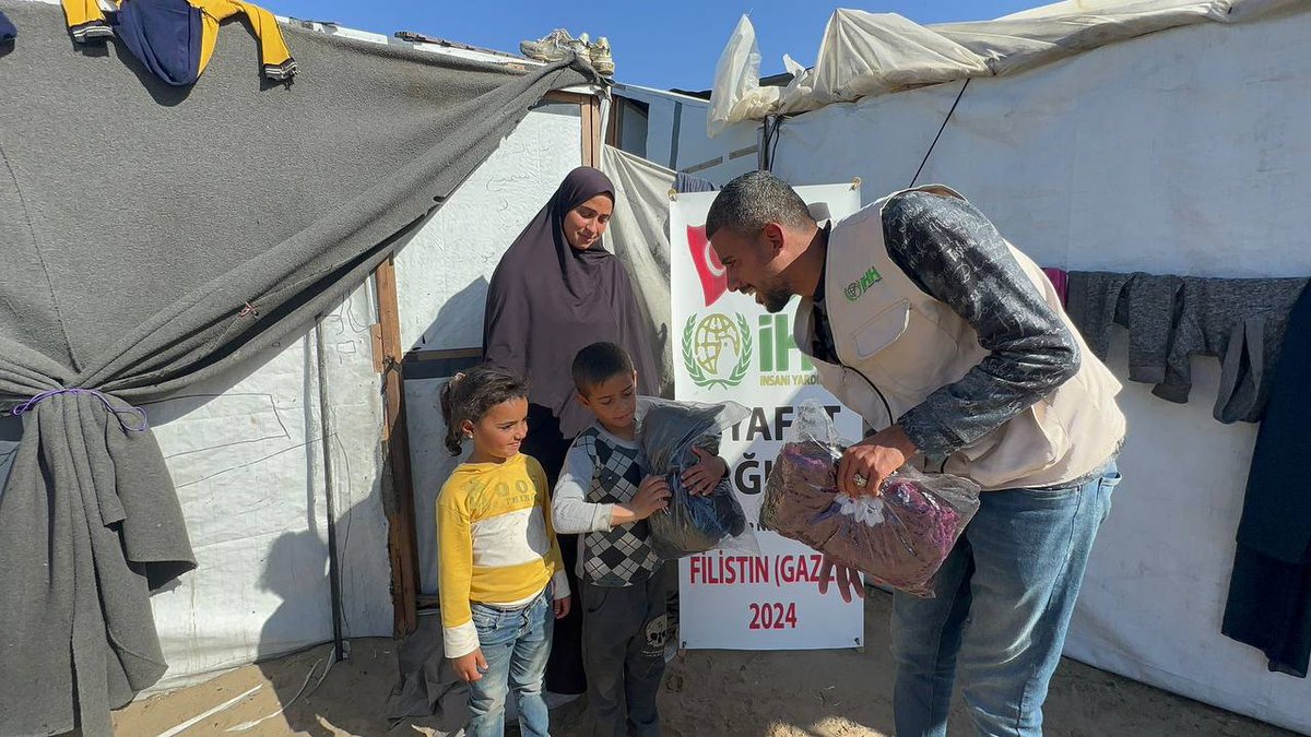 Aksaray İHH İnsani Yardım Derneği, Gazze'deki 200 Yetim Çocuğa Yardım Etti