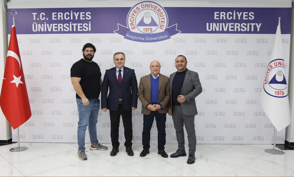 AK Parti Yerel Yönetimler Başkan Yardımcısı İsmail Tamer, Erciyes Üniversitesi Rektörü Prof. Dr. Fatih Altun'u Ziyaret Etti