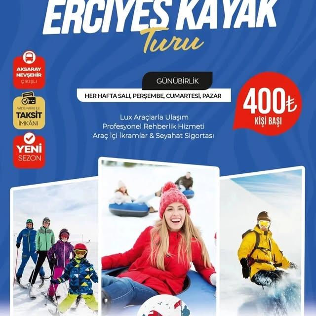 Erciyes Kayak Turu Başlıyor