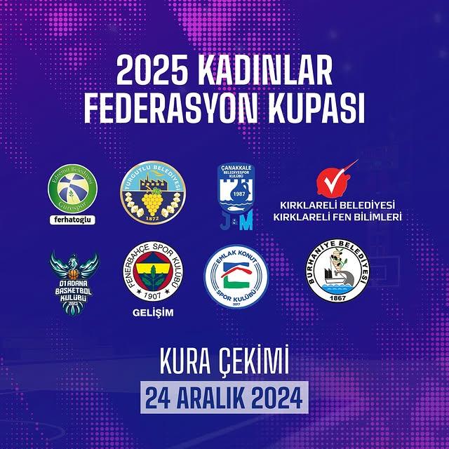 Kadınlar Federasyon Kupası Kura Çekimi Yarın Gerçekleşecek