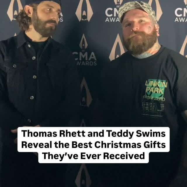 Ünlü Sanatçılar Thomas Rhett ve Teddy Swims En Sevdikleri Noel Hediyelerini Paylaştı