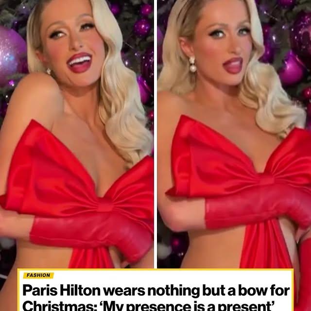 Paris Hilton, Noel Kutlamalarının Yıldızı Oldu