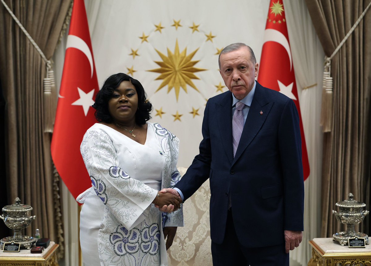 Cumhurbaşkanı Recep Tayyip Erdoğan, Sierra Leone Büyükelçisi Anderson'u Kabul Etti