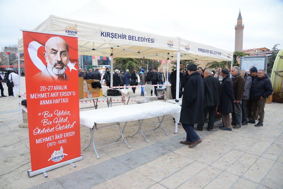 Mehmet Akif Ersoy Anma Haftası, Kırşehir’de Lokma Dağıtımı Etkinliği ile Kutlandı