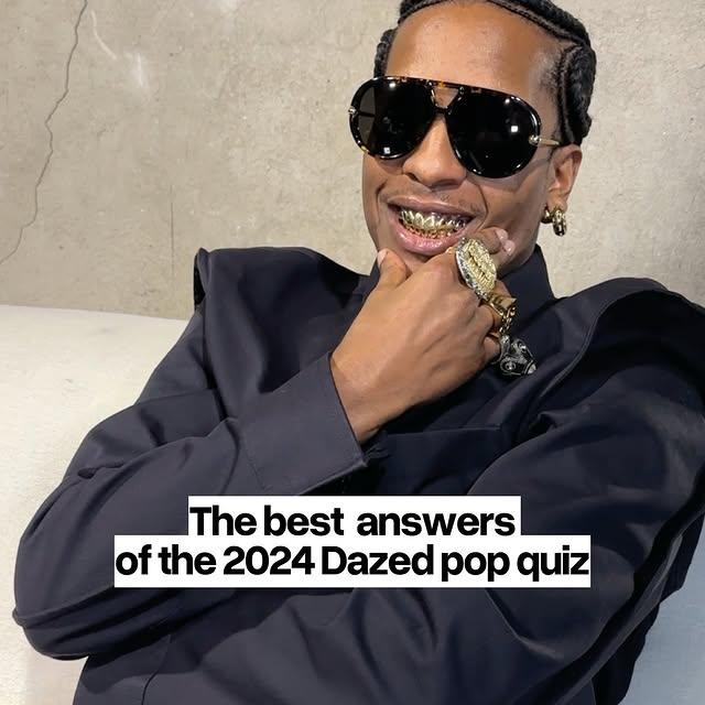 2024 Dazed Pop Quiz'te Moda Dünyasının Önde Gelen İsimleri