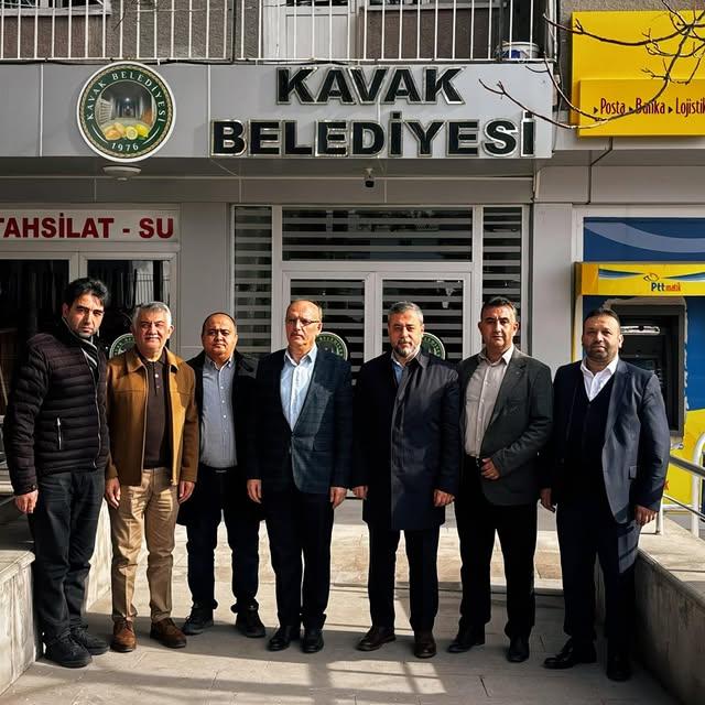 AK Parti Nevşehir İlçe Yönetim Kurulu Kavak Belediyesi'ni Ziyaret Etti