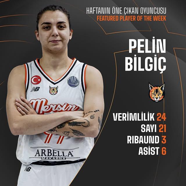 Pelin Bilgiç'in Önemli Katkısıyla ÇBK Mersin Zafer Kazandı