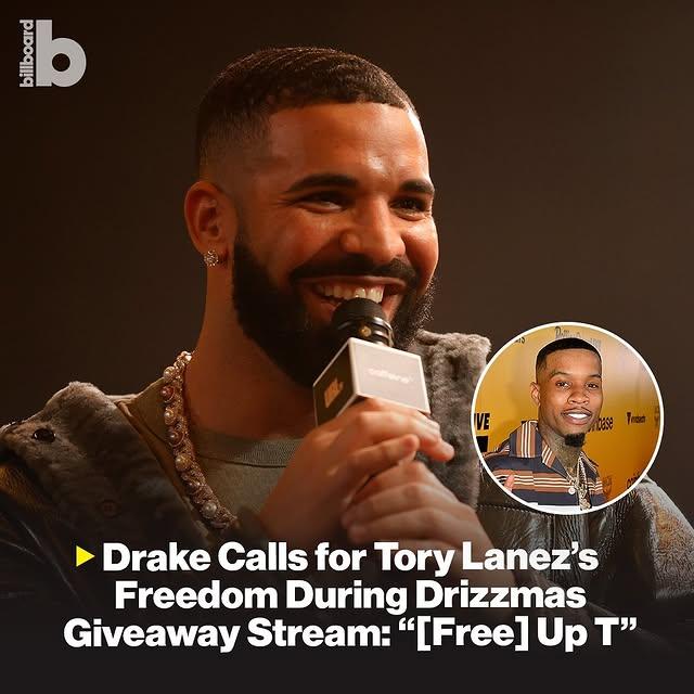 Drake, Tory Lanez'e Destek Verdiği Açıklandı