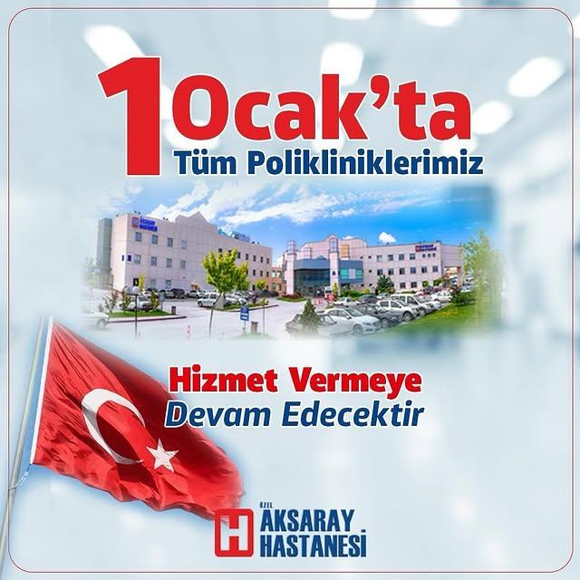 Aksaray Hastanesi, Yeni Yılda da Kesintisiz Sağlık Hizmeti Sunuyor