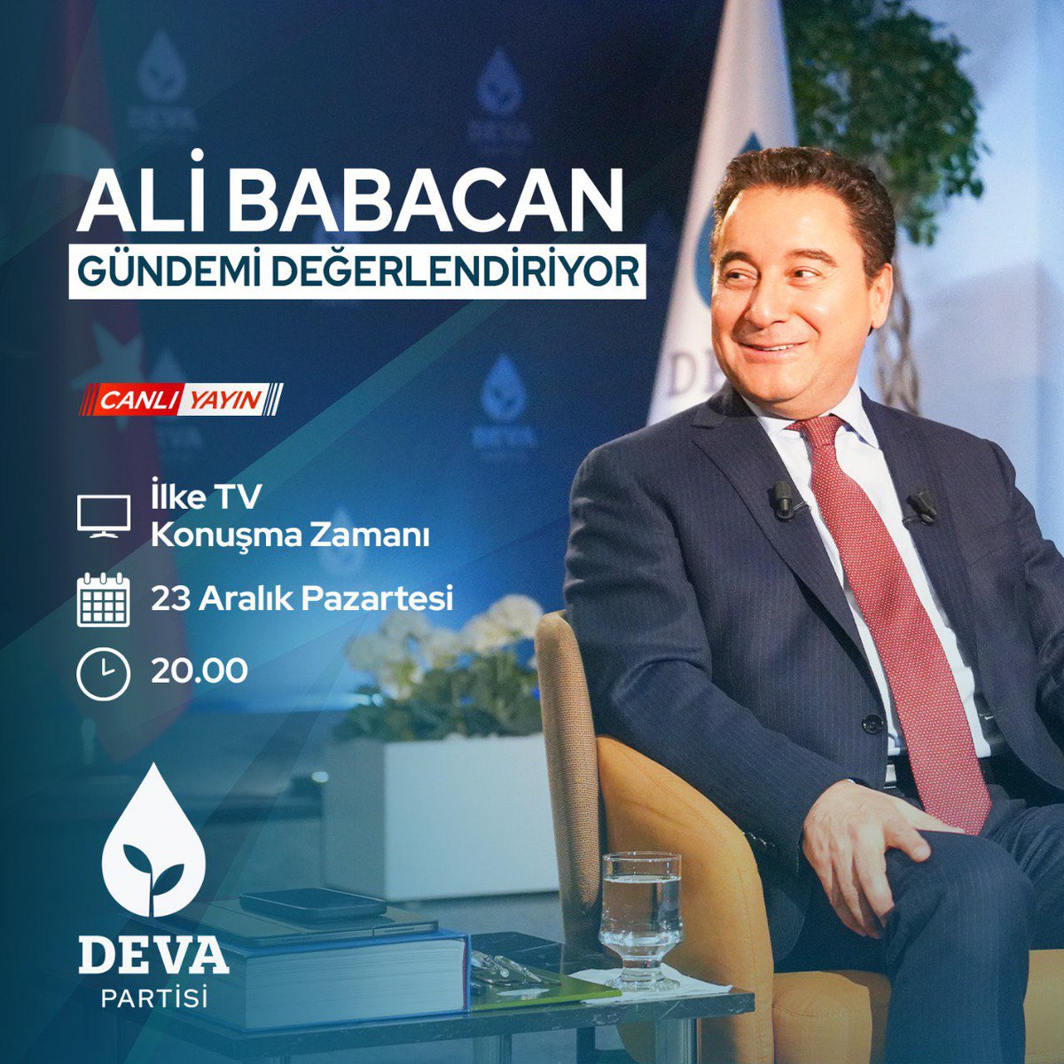 Deva Partisi Genel Başkanı Ali Babacan 