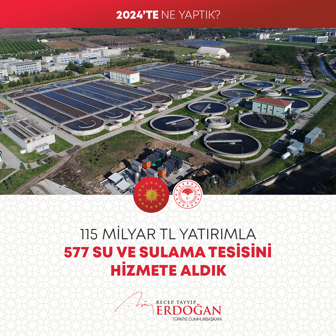 Tarım ve Orman Bakanlığı Su Kaynaklarına 115 Milyar Liralık Yatırım Yaptı