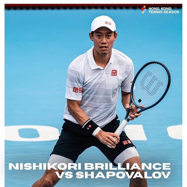 Kei Nishikori, Hong Kong'da İlk Turda Denis Shapovalov'u Geçti