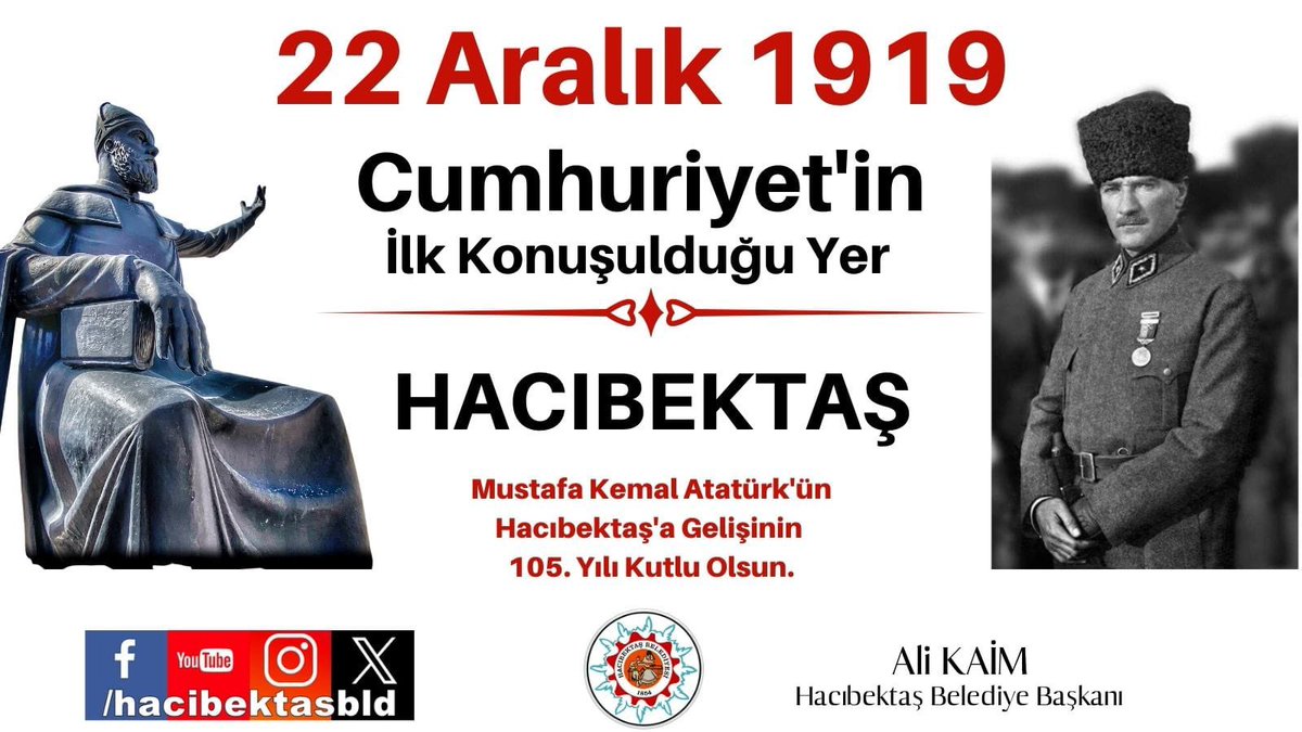 Hacıbektaşlılar Mustafa Kemal Atatürk'ü Anma Töreninde Bir Araya Geldi