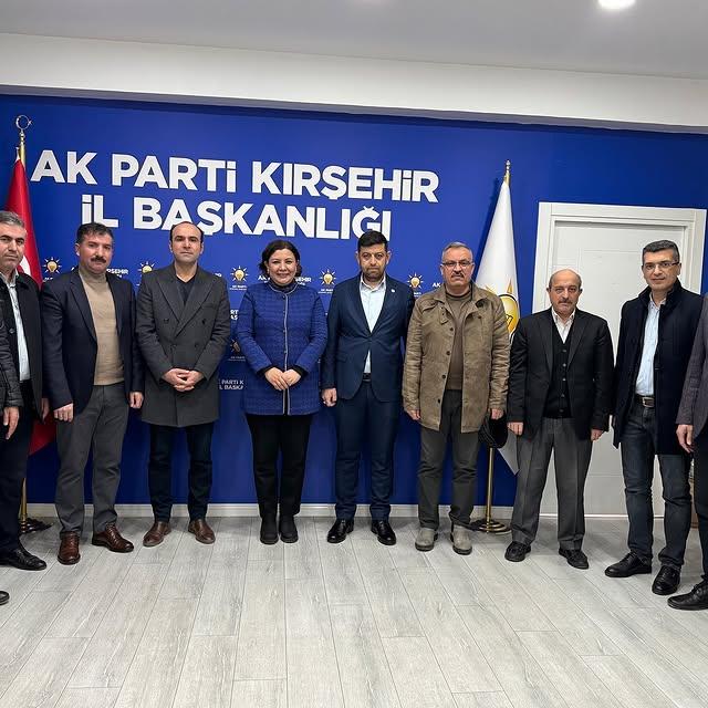 Memur-Sen Konfederasyonuna Bağlı Sendika Başkanları Kırşehir İl Başkanlığına Ziyarette Bulundu