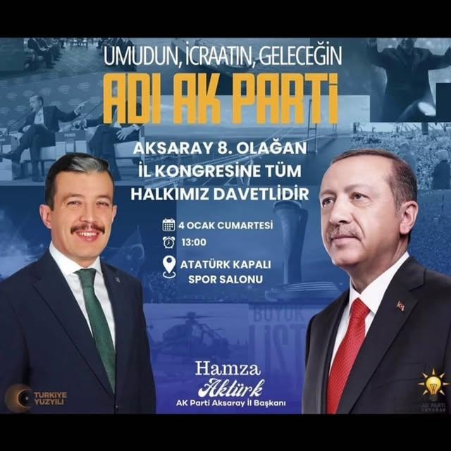 AK Parti Aksaray 8. Olağan İl Kongresi