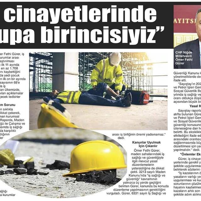 Çiftçilere Zorunlu Gübre Kullanımı ve İş Cinayetleri Sorunları