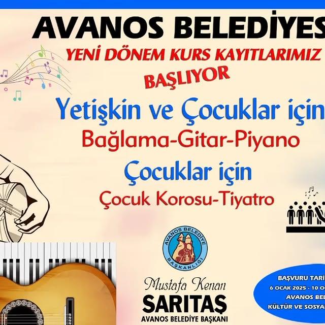 Avanos Belediyesi'nden Yeni Dönem Kurs Kayıtları Başladı