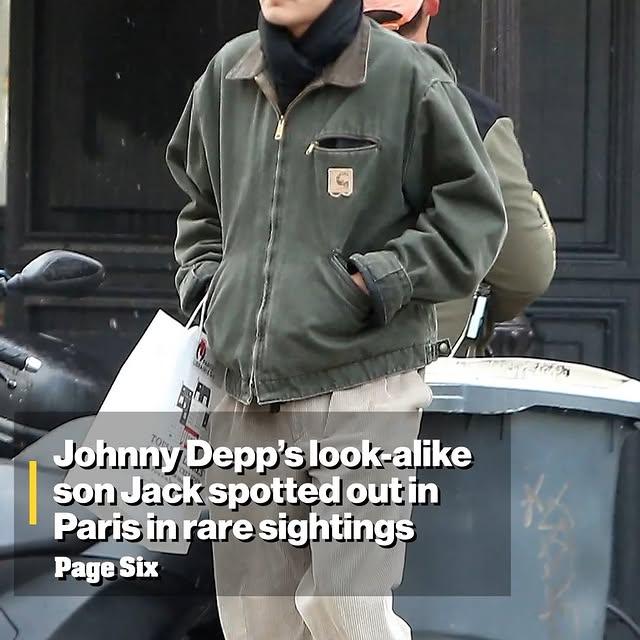 Johnny Depp'in Oğlu Jack Depp, Paris'te Nadir Görülen Anlar Yaşıyor