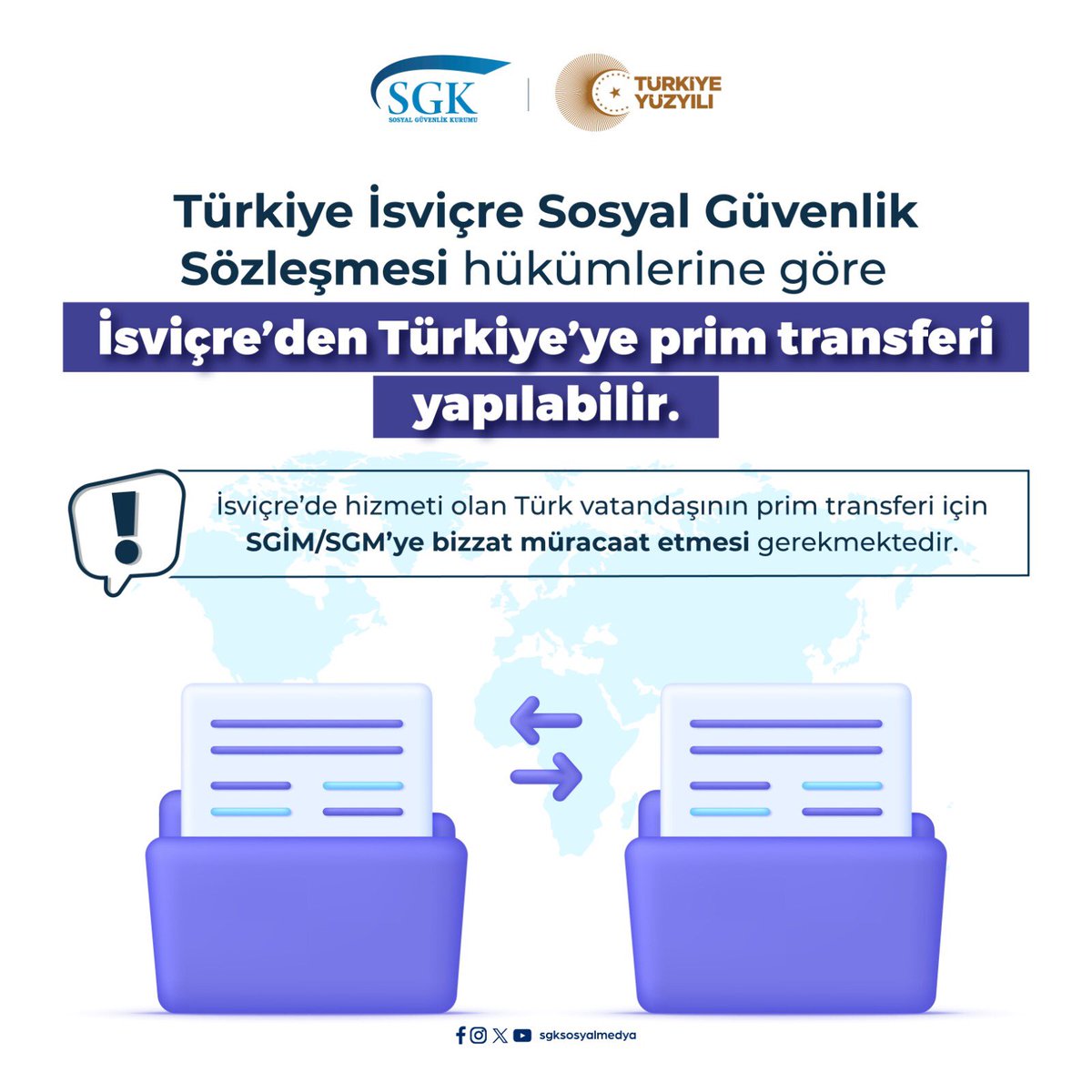 İsviçre'de Yapılan Sosyal Güvenlik Primlerinin Türkiye'ye Transfer Edilmesi