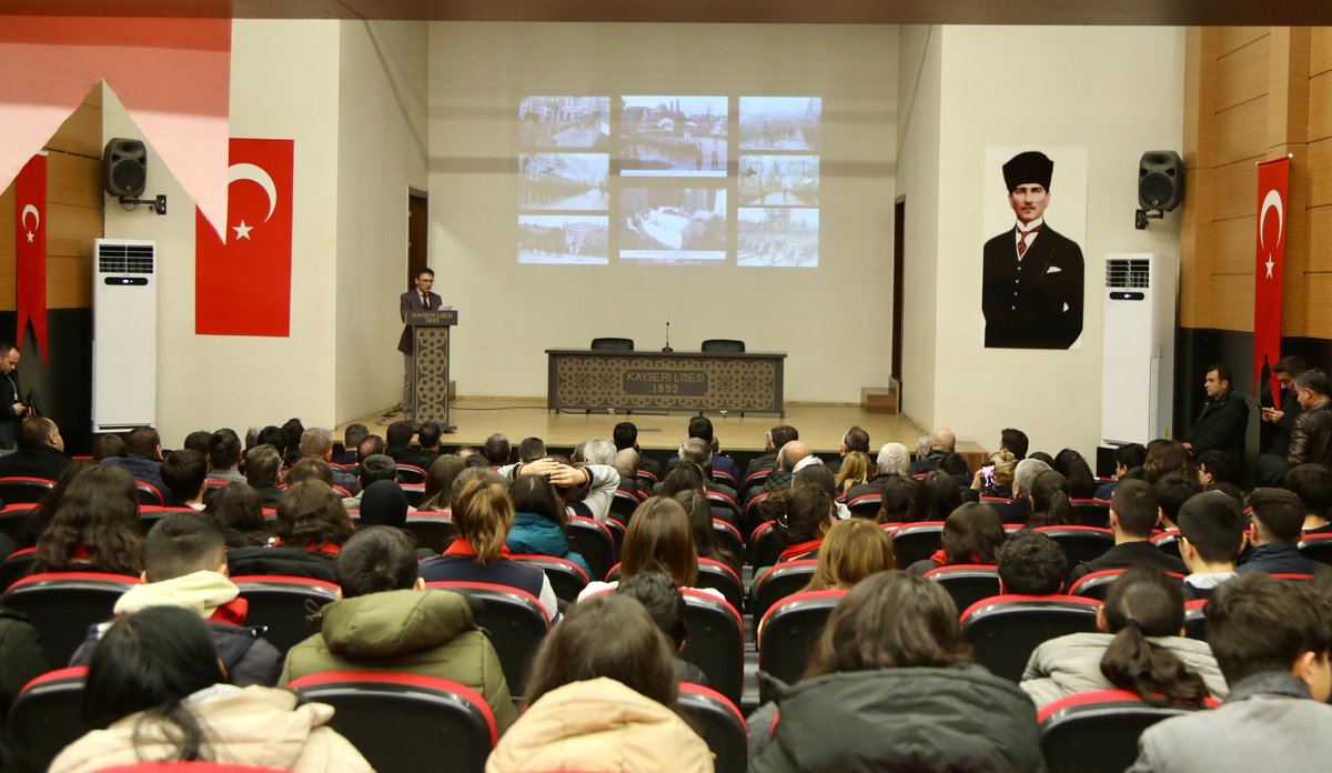 Erciyes Üniversitesi Rektörü Prof. Dr. Fatih Altun, Atatürk'ün Kayseri'ye Gelişini Anma Konferansında Buluştu