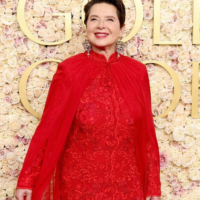 Lancôme, Isabella Rossellini'yi Altın Küre Ödül Töreninde Destekliyor