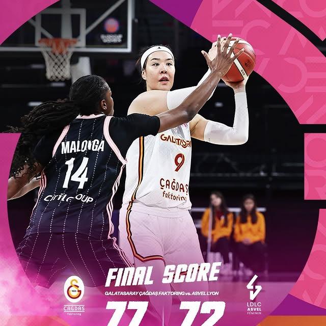 Galatasaray EuroCup Women'da LDLC Asvel Femin'i Mağlup Etti