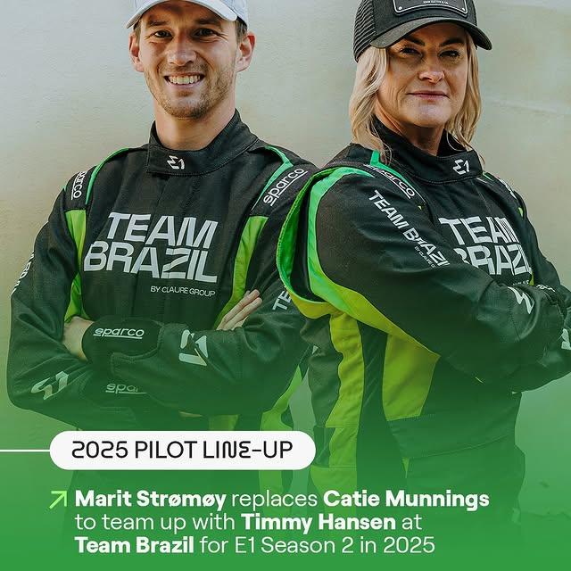 Timmy Hansen ve Marit Strømøy, E1 Series'te Team Brazil'da yer alacak