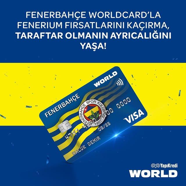 Fenerbahçe, Worldcard Kullanıcılarına Fenerium Mağazalarında İndirim Fırsatları Sunuyor