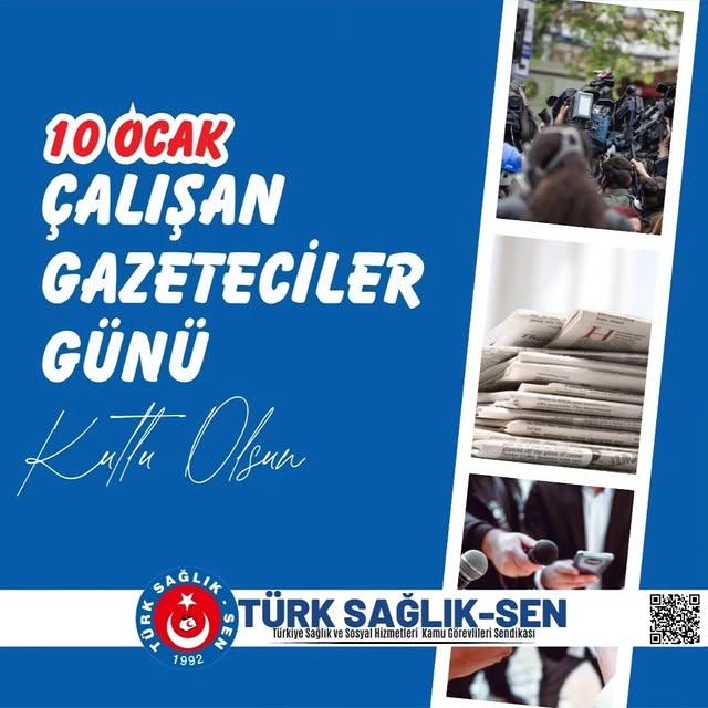 10 Ocak Çalışan Gazeteciler Günü'nde Gazetecilerin Özverili Çalışmaları Kutlandı