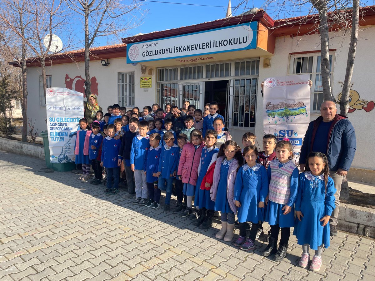 Tarımsal Altyapı ve Arazi Değerlendirme Şube Müdürlüğü, Gözlükuyu İskanevleri İlkokulu Öğrencilerine Su Verimliliği Eğitimi Verdi