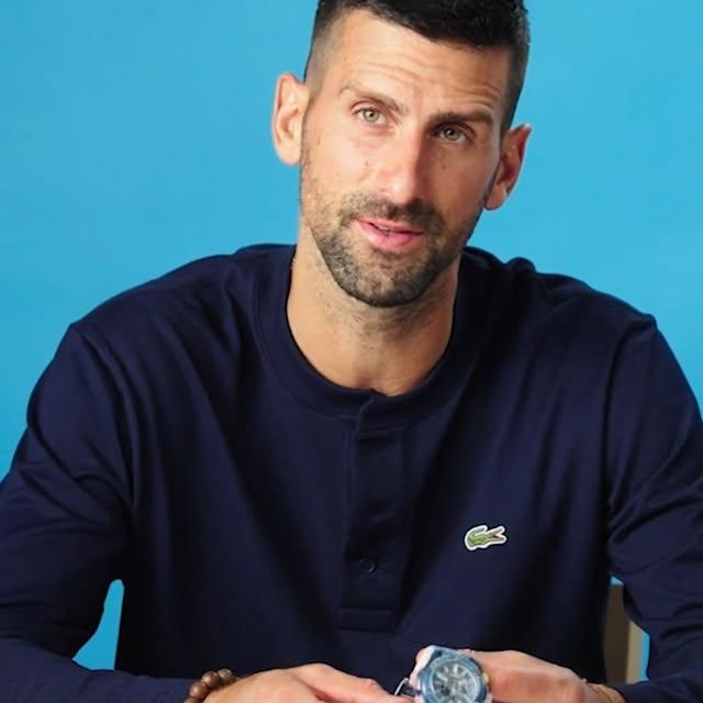 Novak Djokovic'ten Tenis Raketlerinden Üretilen Bir Saat