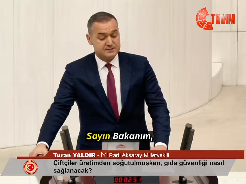 TBMM Açıklaması: Çiftçilerin Sorunları Gündeme Getirilmeli