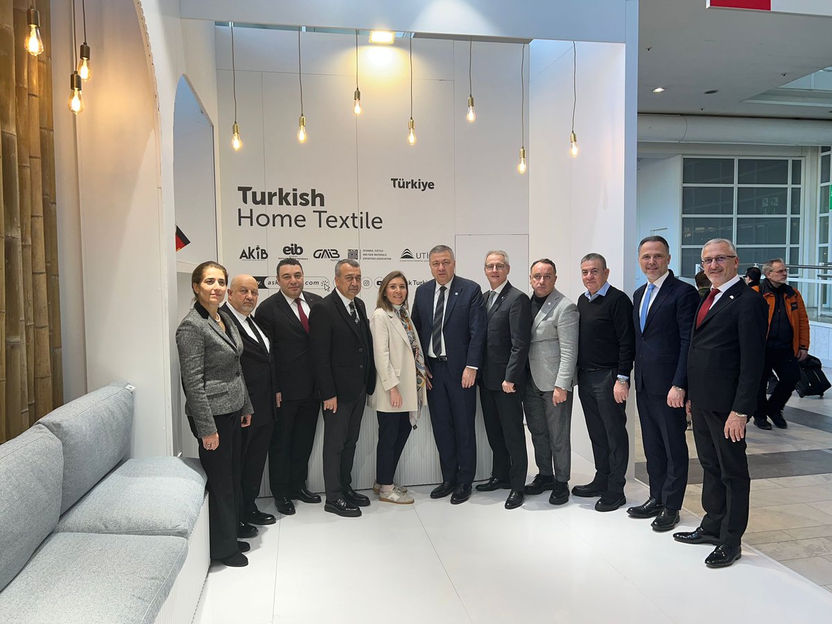 TİM Tekstil ve Hammaddeleri Sektörü Temsilcileri Heimtextil Frankfurt 2025 Fuarı'na Katıldılar