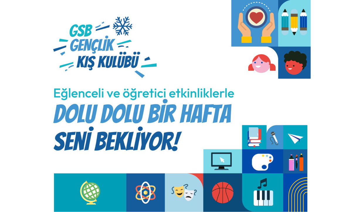 GSB Gençlik Kış Kulübü Programı Başlıyor