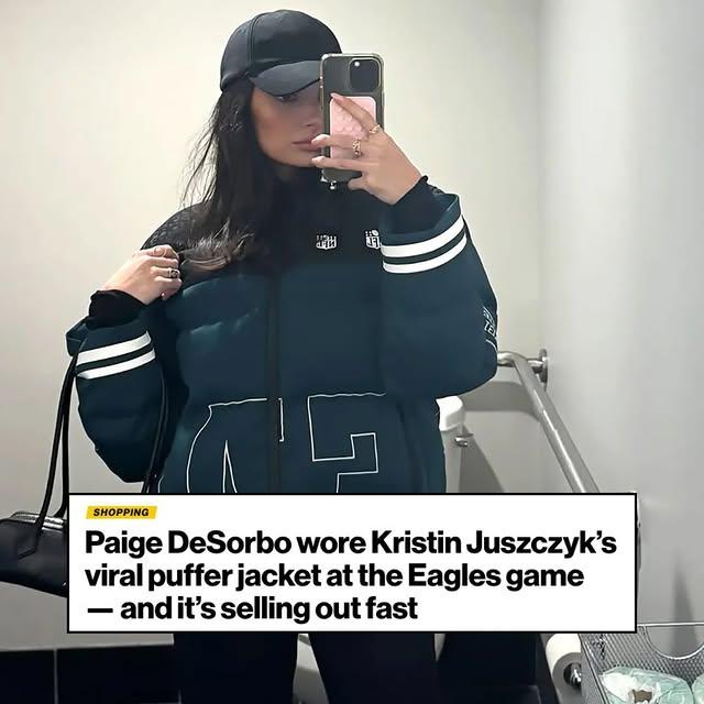 Paige DeSorbo, Philadelphia Eagles ile Green Bay Packers Maçında Dikkat Çekti